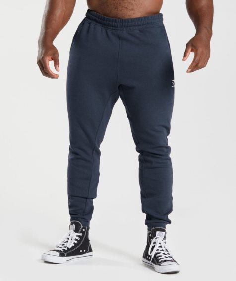 Pantalones Jogger Gymshark React Hombre Azul Marino | MX 483CZM